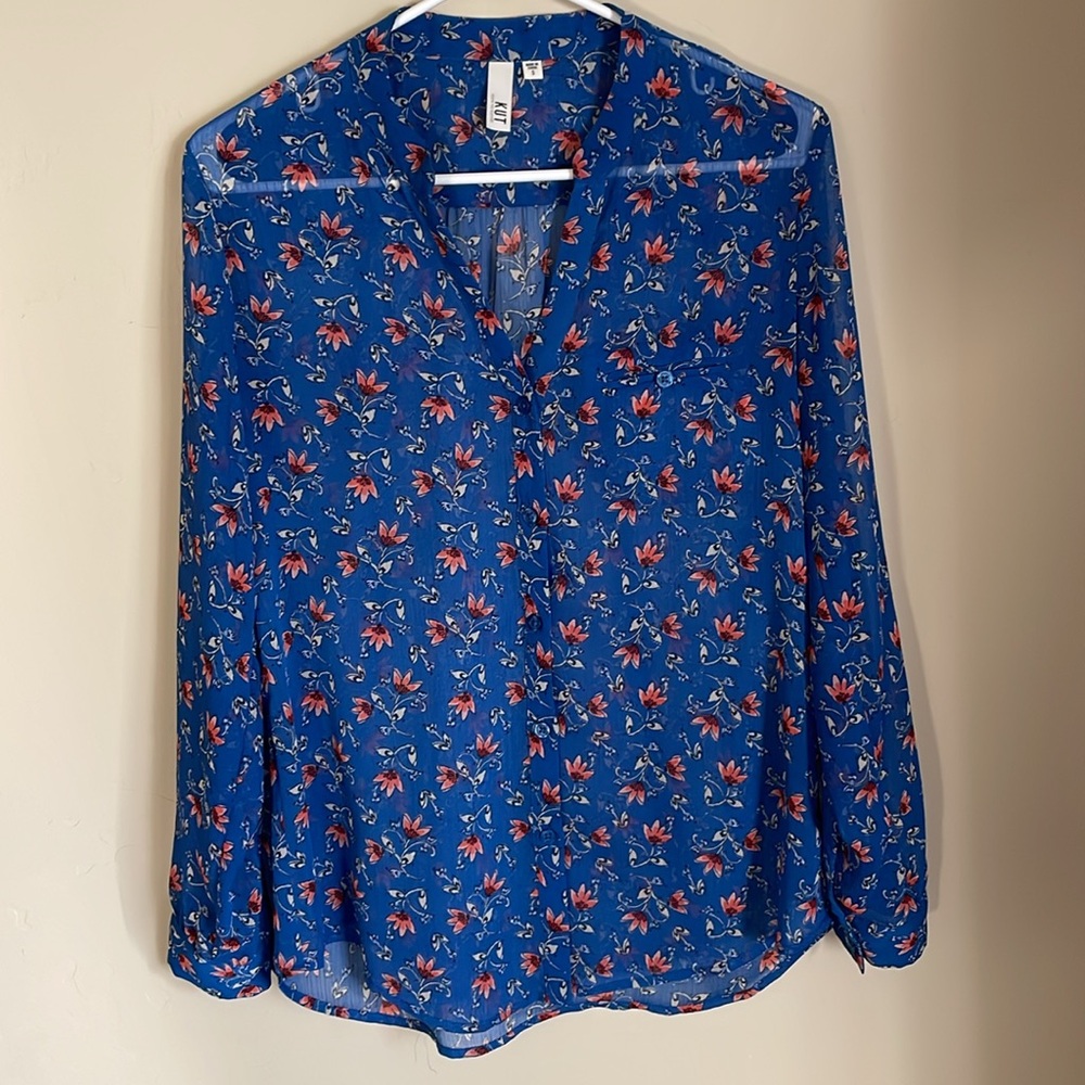 Kut From The Kloth Jasmine Printed Button Up Blou… - image 2